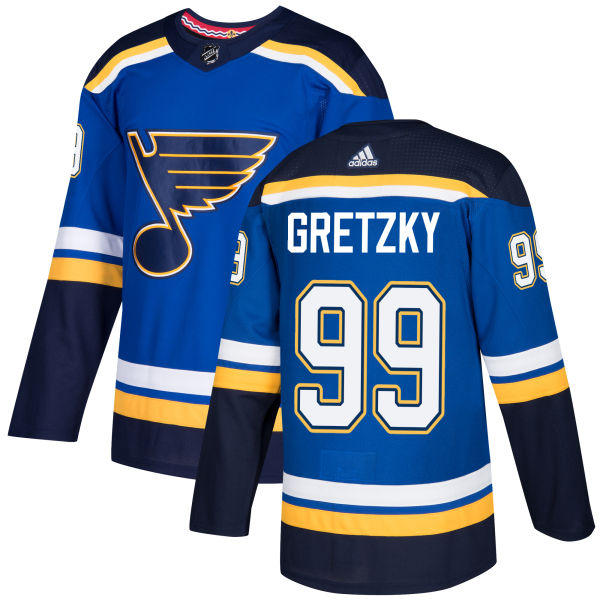 Adidas Men St.Louis Blues #99 Wayne Gretzky Blue Home Authentic Stitched NHL Jersey->st.louis blues->NHL Jersey